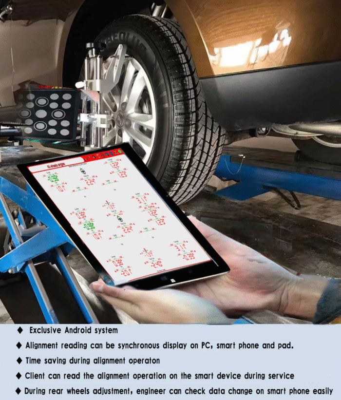 AV651 Wheel Alignment Machine Works on Two Post And Scissor Lift By Ka Tool - Image 5