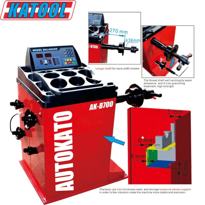 KT B700 Wheel Balancer By KaTool - Image 4