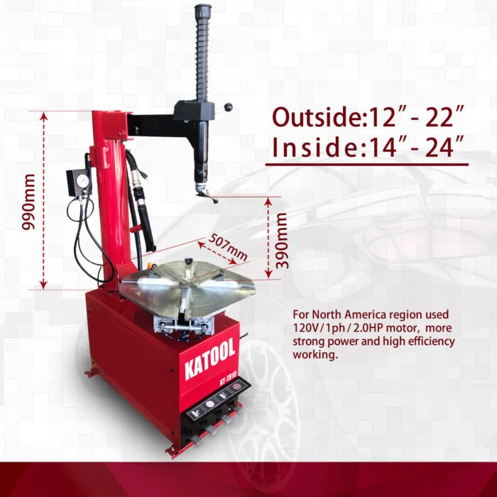 KT T810 Tire Changer Machine by kaTool - Image 5