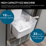 Whynter MIM14231SS 14in 23 lbs Undercounter Automatic Stainless Steel Marine Ice Maker - Image 6